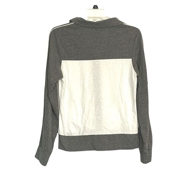 Stitch Trend Gray White Lightweight Women’s Sweatshirt Track Workout gym Size S - Picture 2 of 16